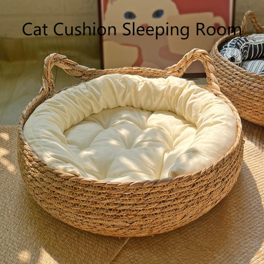Wicker Cat Bed.