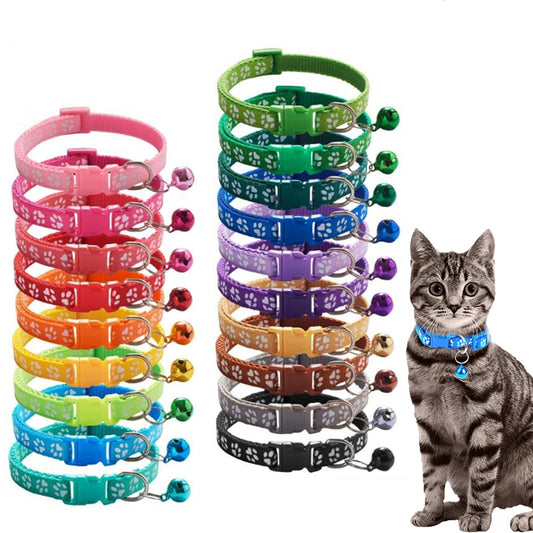 Cat Collar with Detachable Bell.