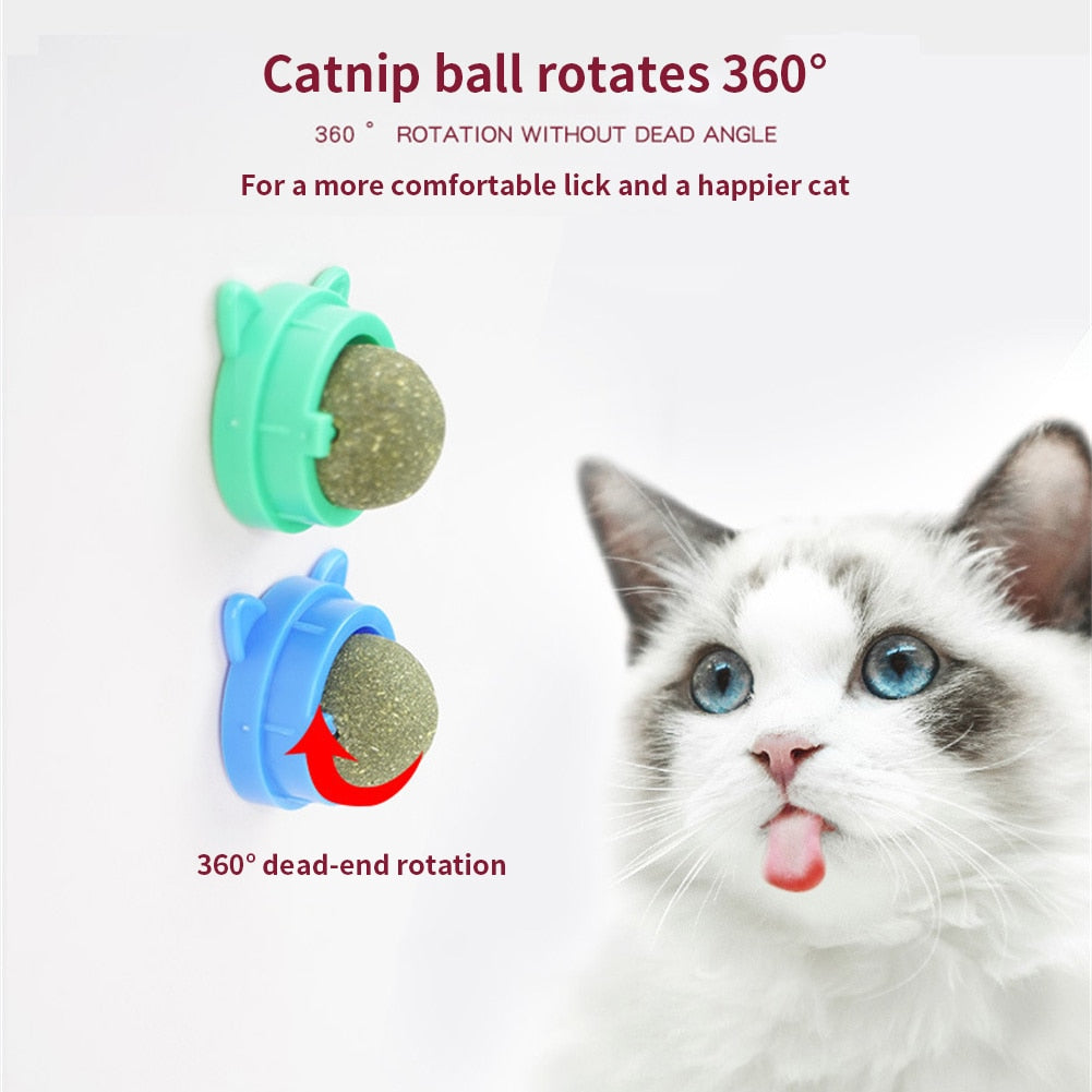 Rotating Wall Cat Nip Ball.