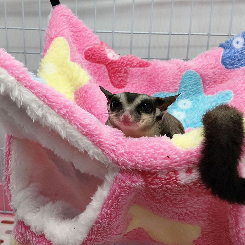 Small Plush Animal Hammock.