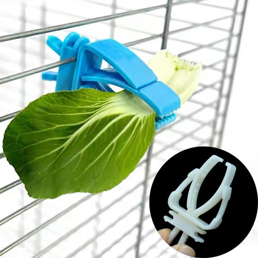Small Pet/Bird Food Cage Clips.