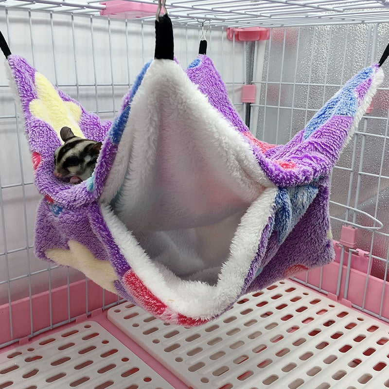 Small Plush Animal Hammock.