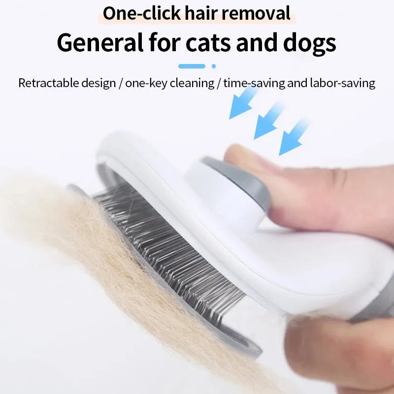 Stainless Steel Pet Grooming Brush.