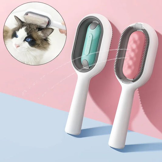 Wet and Dry Pet Grooming Brush.