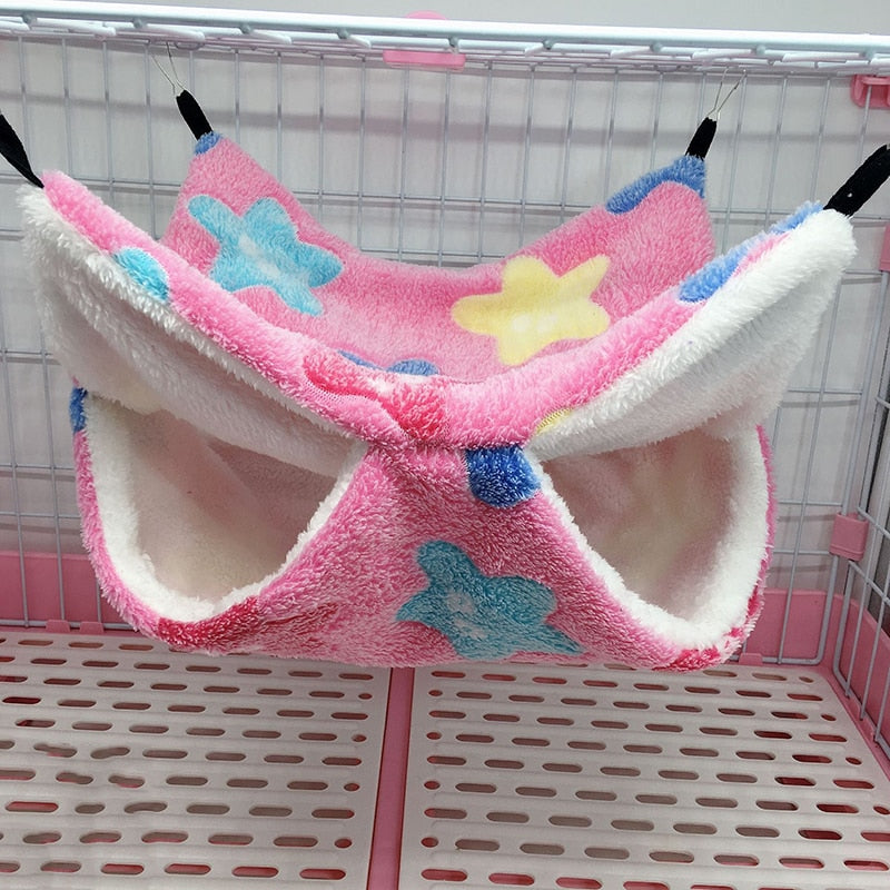 Small Plush Animal Hammock.