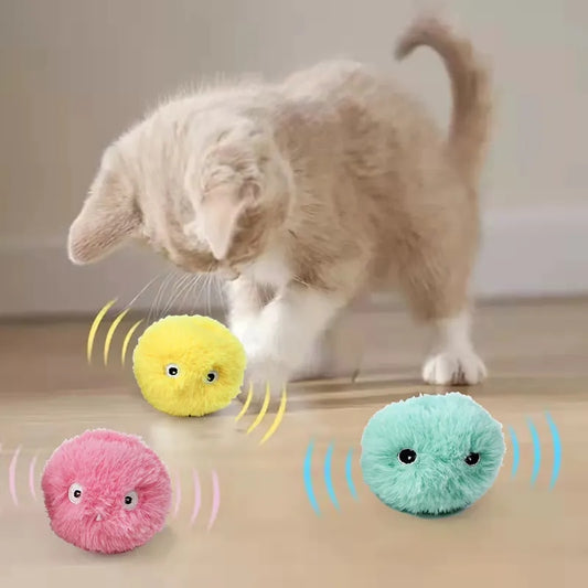 Plush Interactive Catnip Ball.