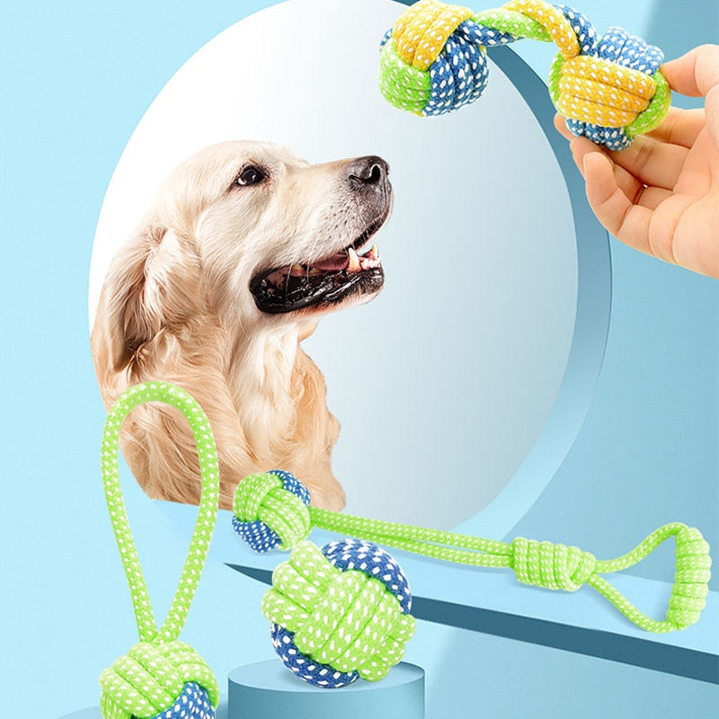 Interactive Cotton Rope, Toy Ball, Accessories, Toothbrush & Chew Puppy Toy.